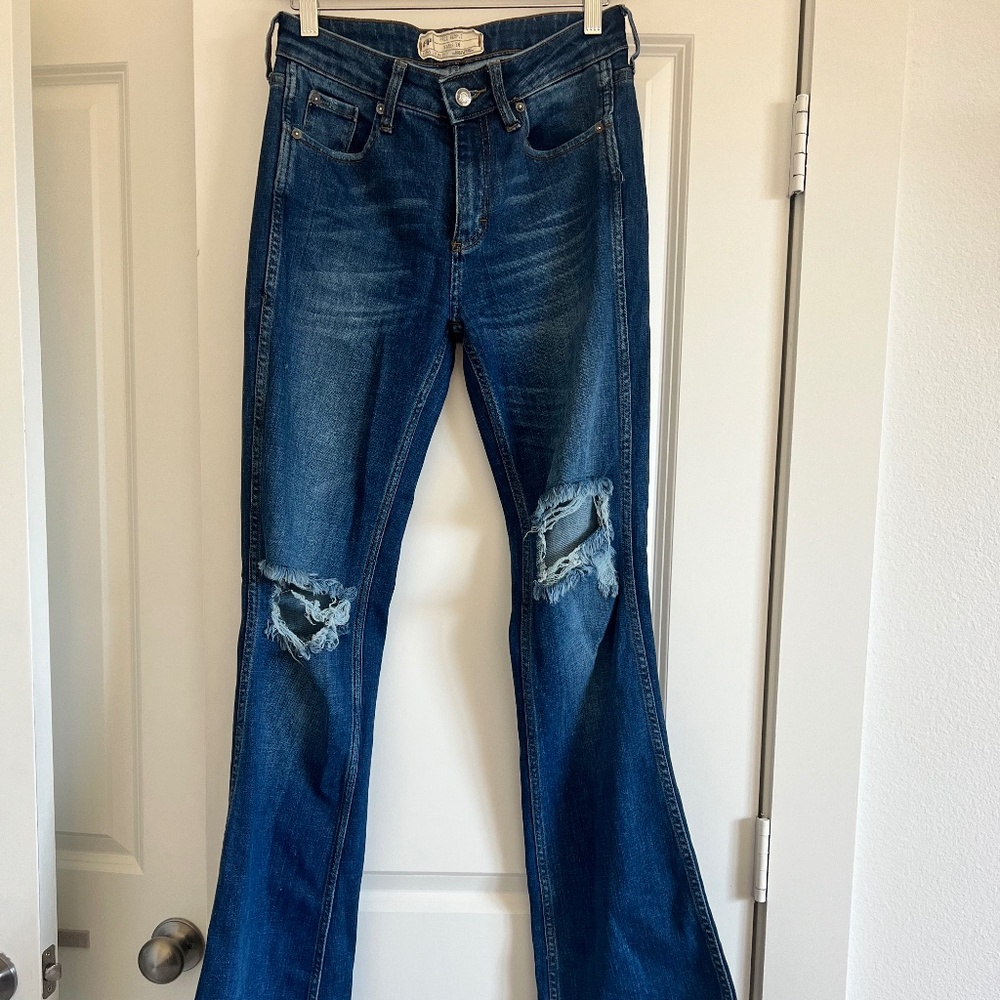 Free People Boot Cut Flare Jeans